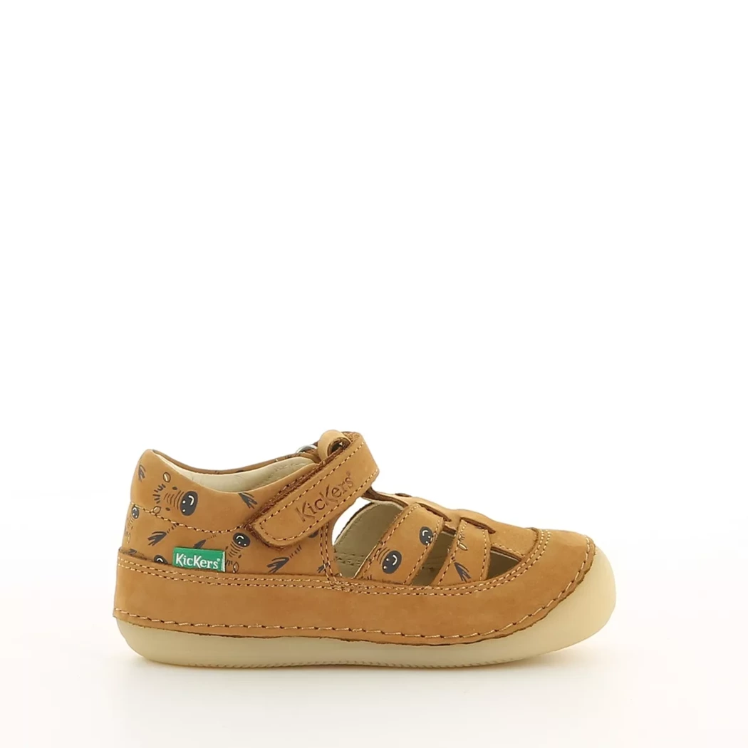 Image (2) de la chaussures Kickers - Bottines ouvertes Cuir naturel / Cognac en Cuir nubuck Image (2) de la chaussures Kickers - Bottines ouvertes Cuir naturel / Cognac en Cuir nubuck