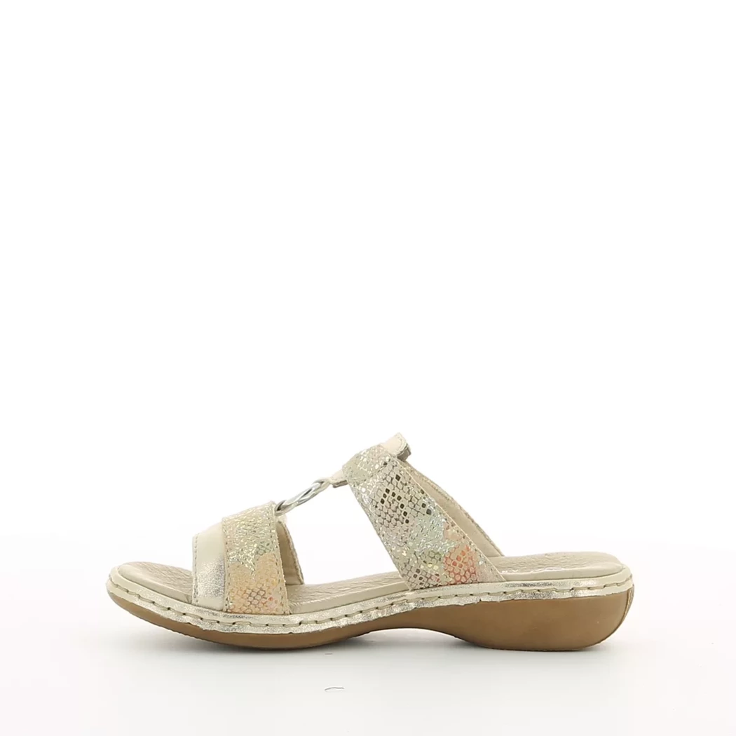 Image (4) de la chaussures Rieker - Mules et Sabots Beige en Cuir nubuck Image (4) de la chaussures Rieker - Mules et Sabots Beige en Cuir nubuck
