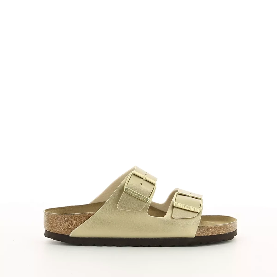 Image (2) de la chaussures Birkenstock - Mules et Sabots Or / Bronze / Platine en Cuir synthétique Image (2) de la chaussures Birkenstock - Mules et Sabots Or / Bronze / Platine en Cuir synthétique