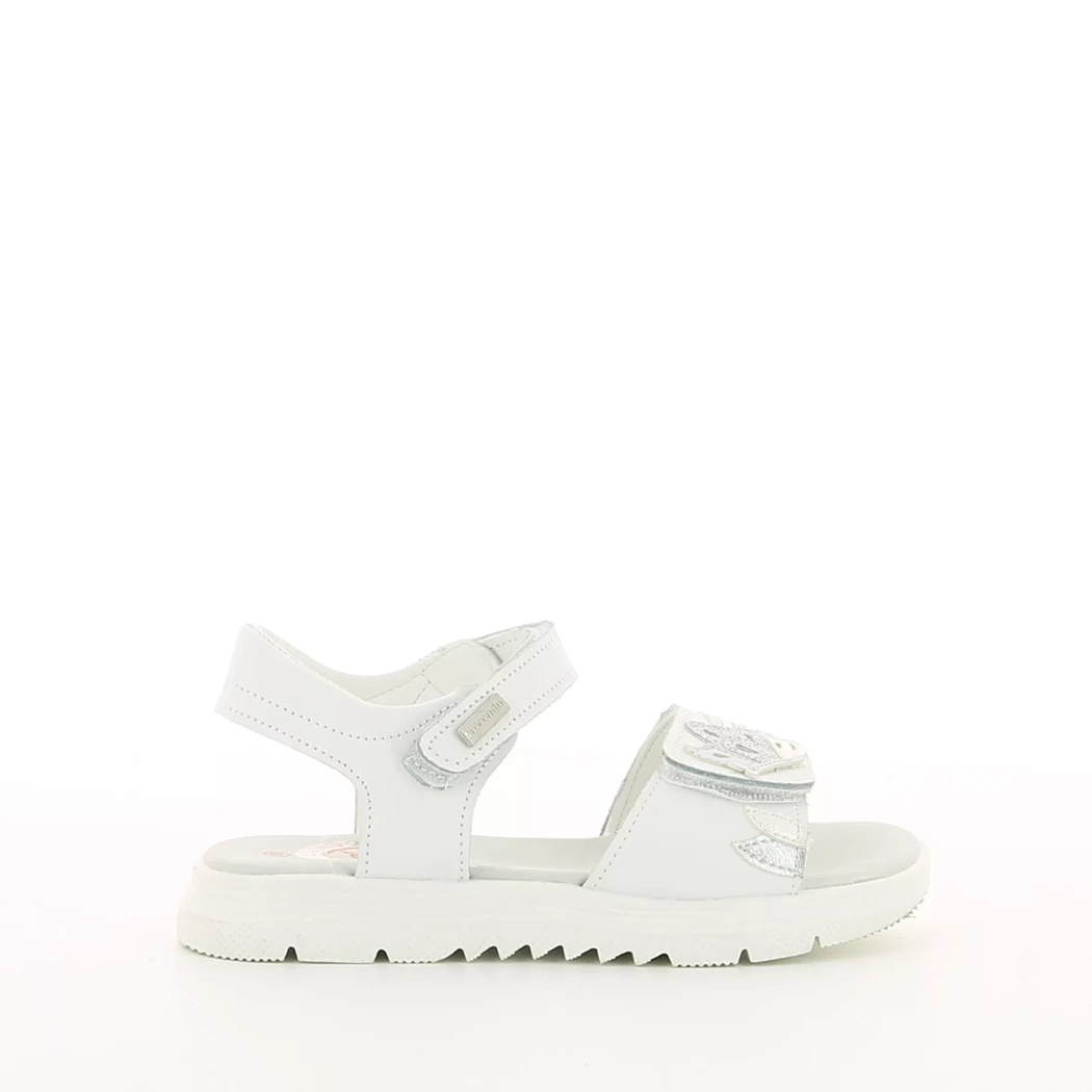 Image (2) de la chaussures Crecendo - Sandales et Nu-Pieds Blanc en Cuir synthétique