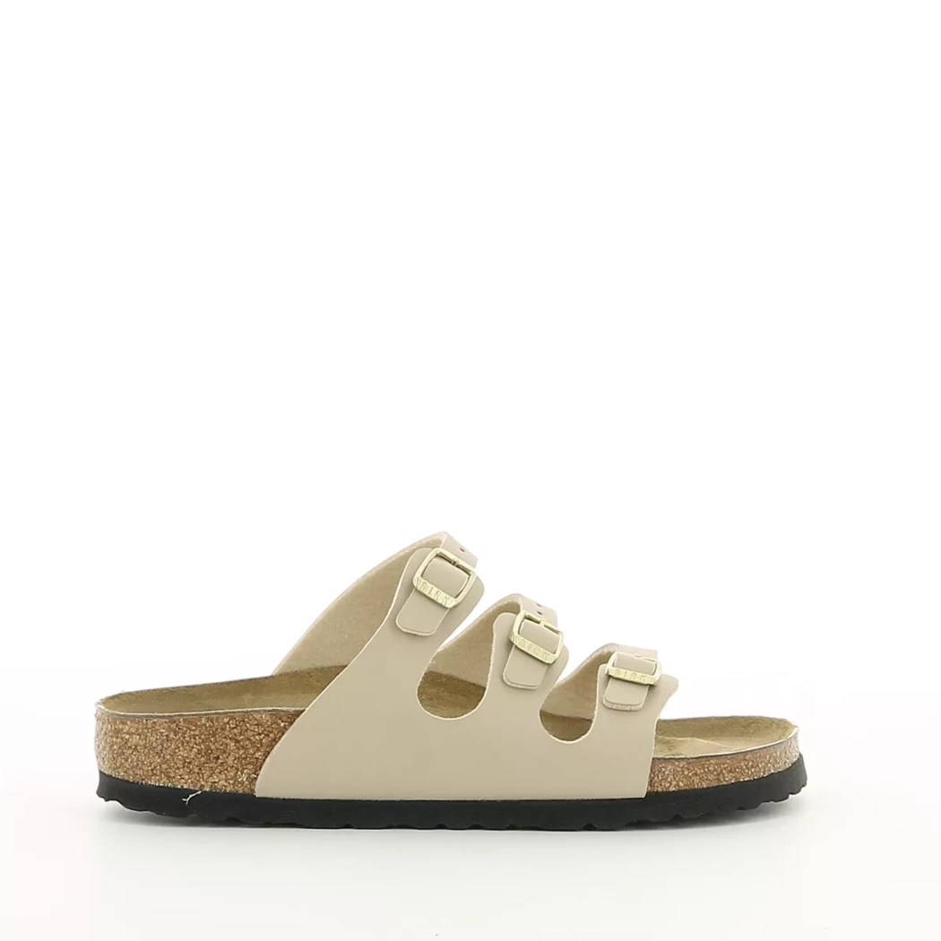 Image (2) de la chaussures Birkenstock - Mules et Sabots Beige en Cuir synthétique Image (2) de la chaussures Birkenstock - Mules et Sabots Beige en Cuir synthétique