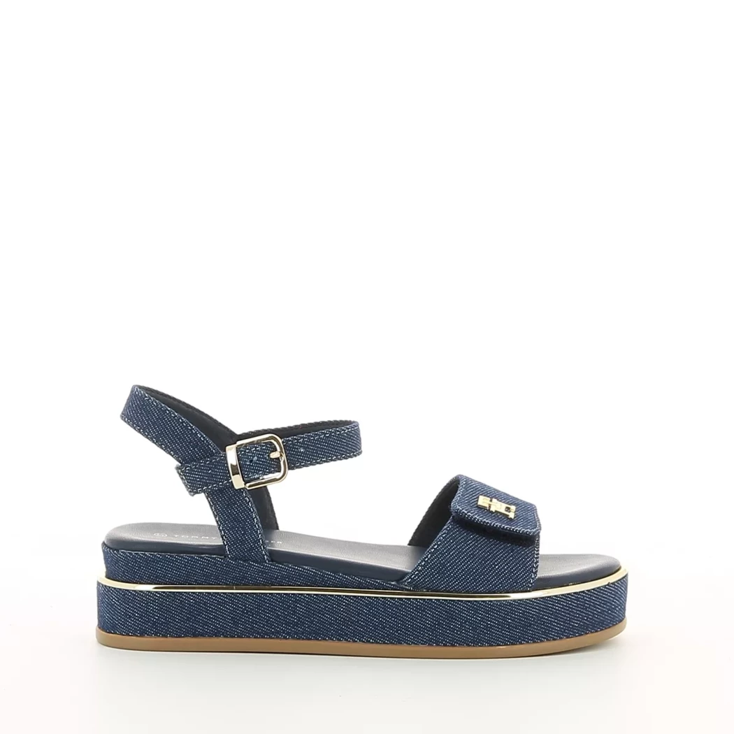 Image (2) de la chaussures Tommy Hilfiger - Sandales et Nu-Pieds Bleu en Textile Image (2) de la chaussures Tommy Hilfiger - Sandales et Nu-Pieds Bleu en Textile