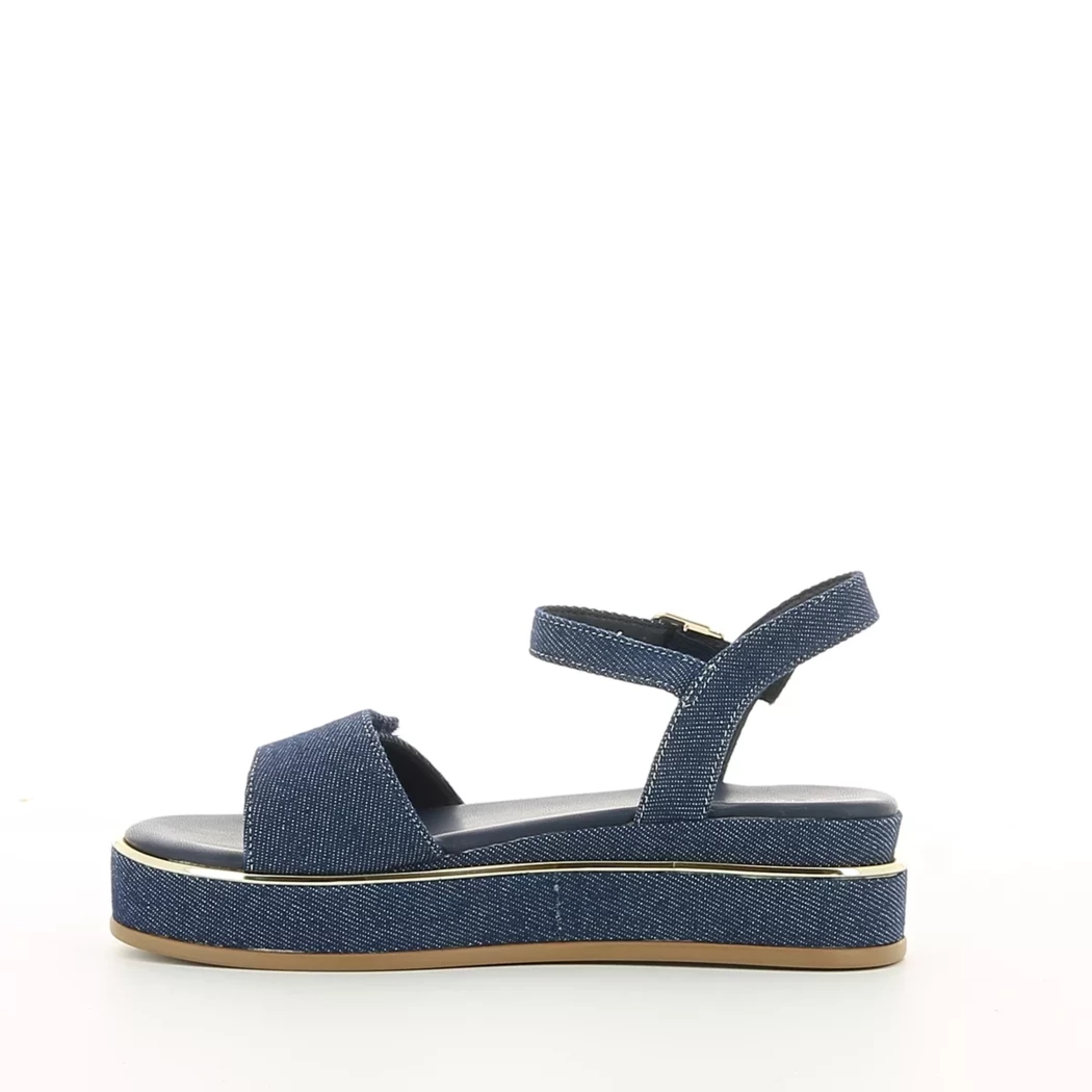 Image (4) de la chaussures Tommy Hilfiger - Sandales et Nu-Pieds Bleu en Textile Image (4) de la chaussures Tommy Hilfiger - Sandales et Nu-Pieds Bleu en Textile