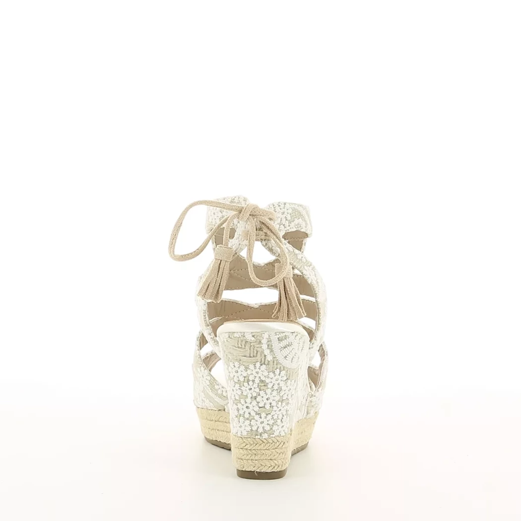 Image (3) de la chaussures Pretty Stories - Sandales et Nu-Pieds Blanc en Textile Image (3) de la chaussures Pretty Stories - Sandales et Nu-Pieds Blanc en Textile