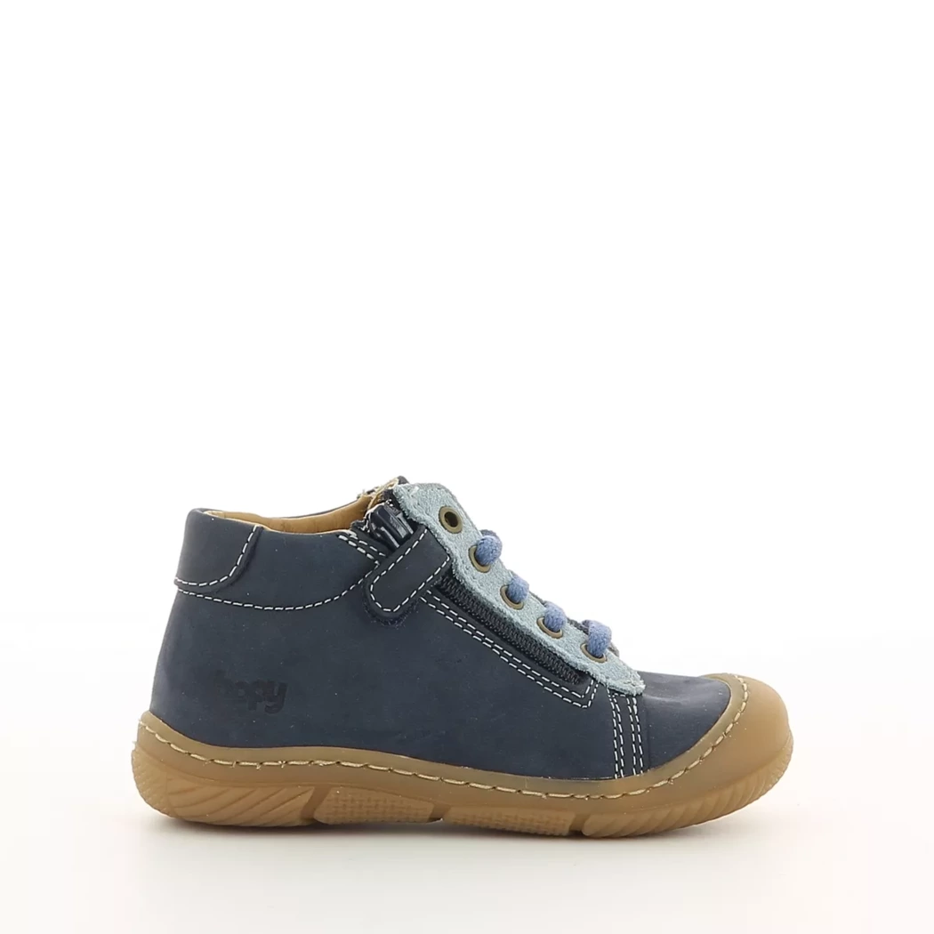 Image (2) de la chaussures Bopy - Bottines Bleu en Cuir nubuck Image (2) de la chaussures Bopy - Bottines Bleu en Cuir nubuck