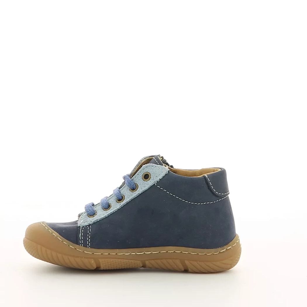 Image (4) de la chaussures Bopy - Bottines Bleu en Cuir nubuck Image (4) de la chaussures Bopy - Bottines Bleu en Cuir nubuck