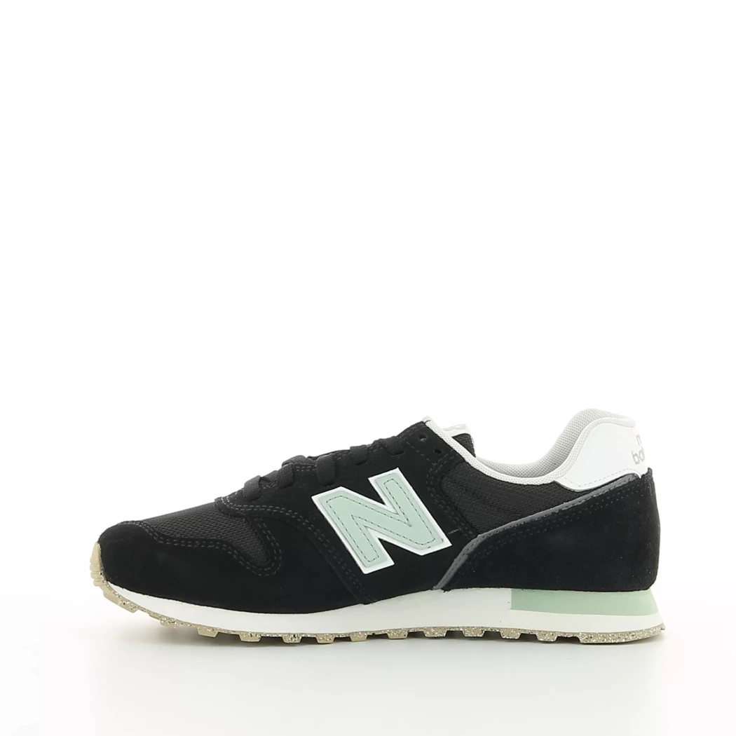 Image (4) de la chaussures New Balance - Baskets Noir en Cuir nubuck