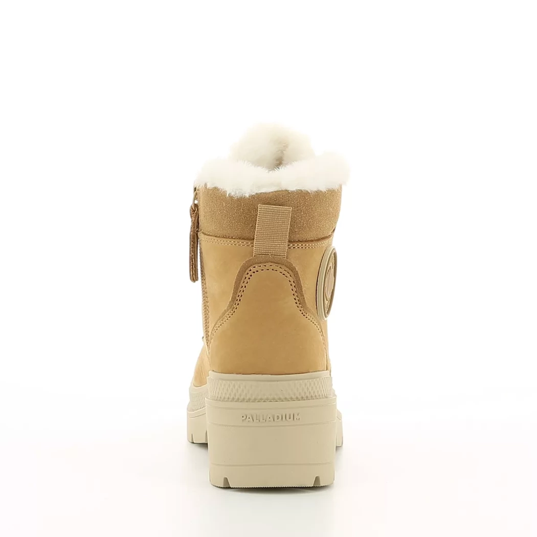 Image (3) de la chaussures Palladium - Bottines Cuir naturel / Cognac en Cuir nubuck Image (3) de la chaussures Palladium - Bottines Cuir naturel / Cognac en Cuir nubuck