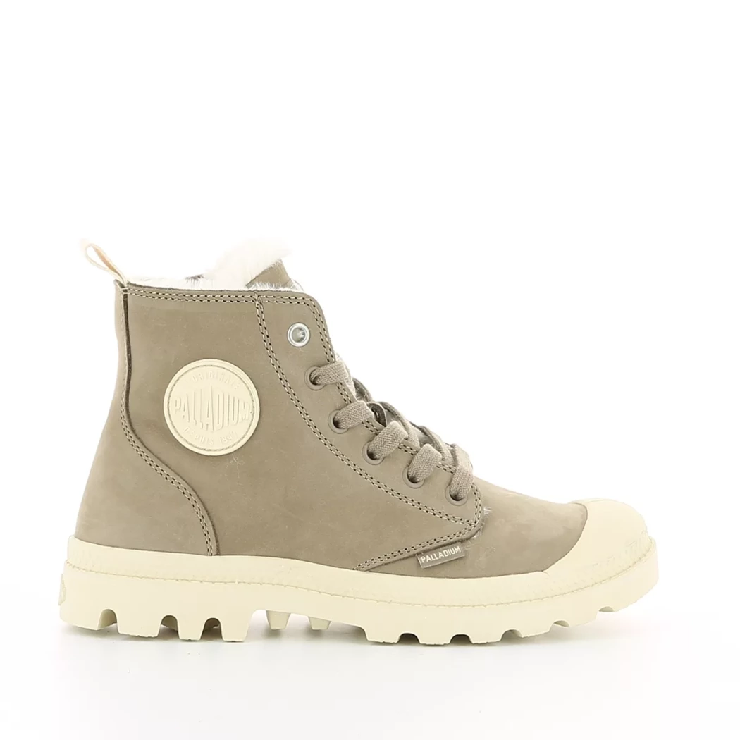 Image (2) de la chaussures Palladium - Bottines Taupe en Cuir nubuck