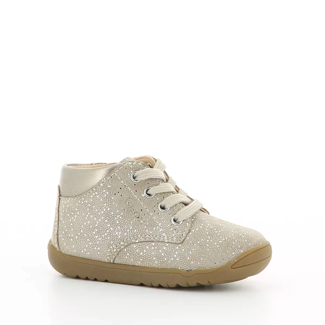 Image (1) de la chaussures Geox - Bottines Taupe en Cuir nubuck