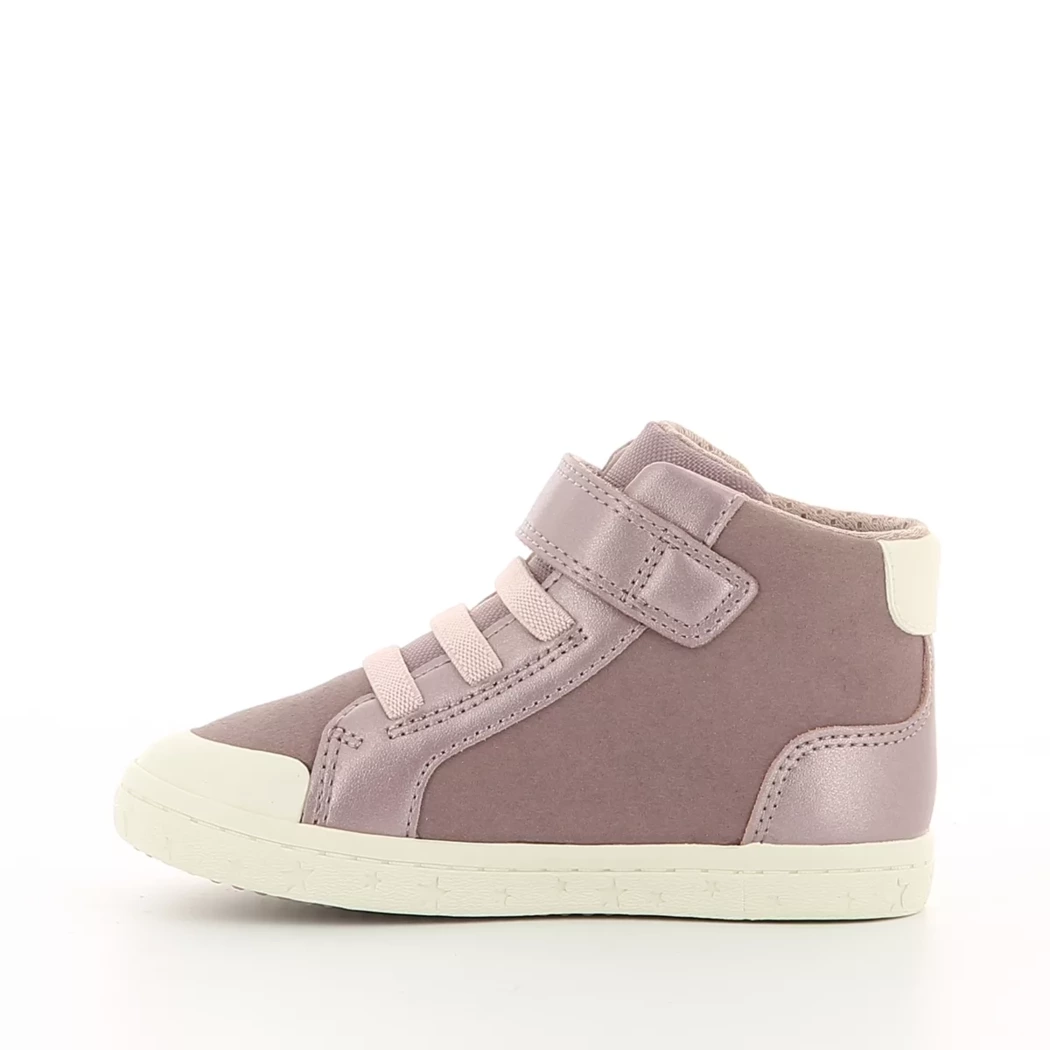 Image (4) de la chaussures Geox - Bottines Rose en Cuir synthétique