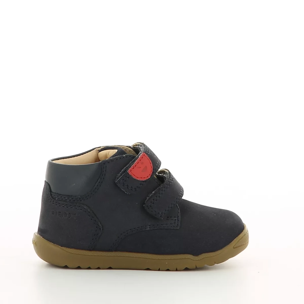 Image (2) de la chaussures Geox - Bottines Bleu en Cuir nubuck Image (2) de la chaussures Geox - Bottines Bleu en Cuir nubuck