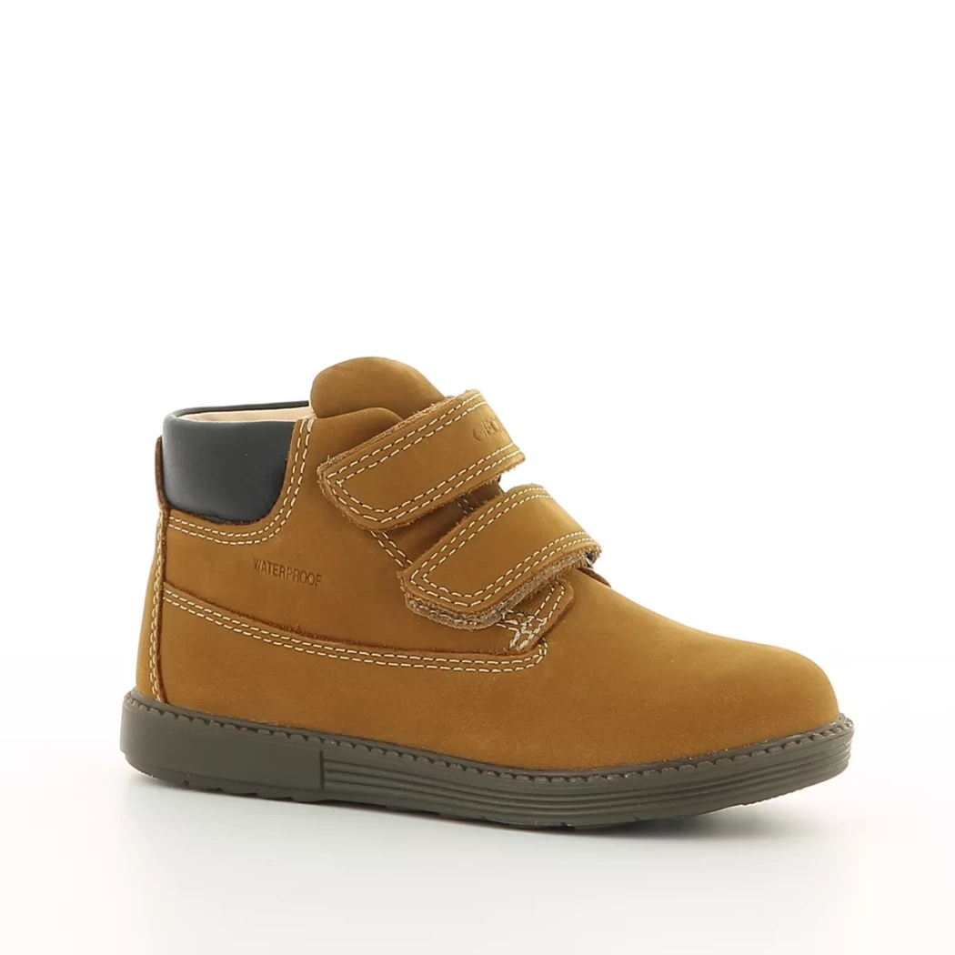 Image (1) de la chaussures Geox - Bottines Cuir naturel / Cognac en Cuir nubuck