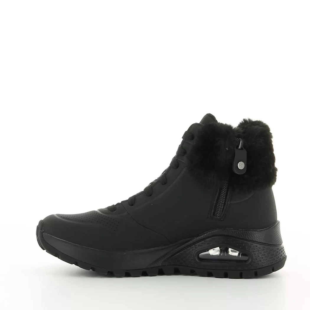 Image (4) de la chaussures Skechers - Bottines Noir en Cuir synthétique