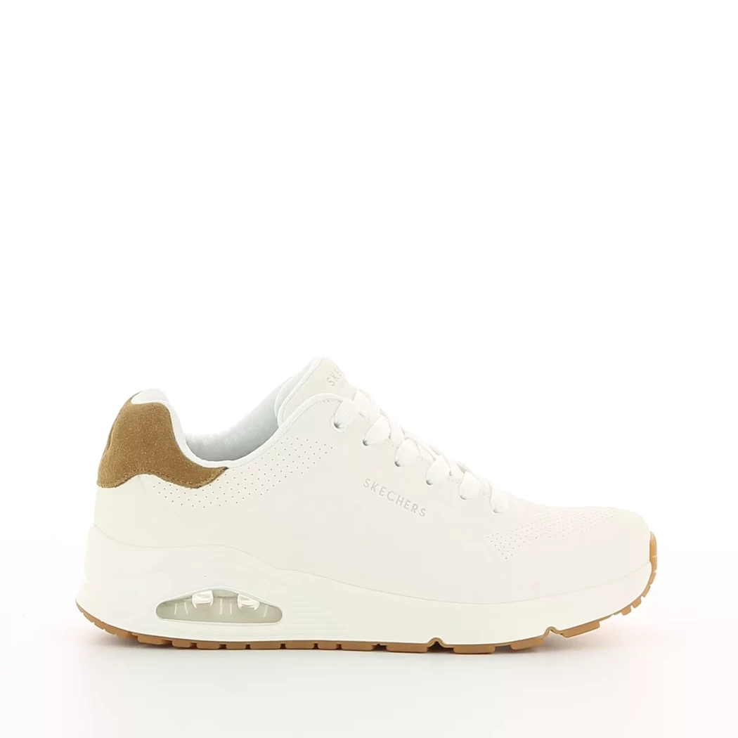 Image (2) de la chaussures Skechers - Baskets Blanc en Cuir synthétique