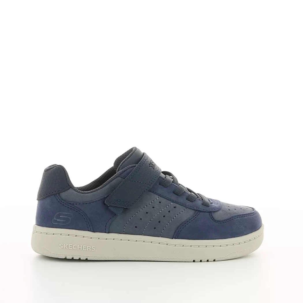Image (2) de la chaussures Skechers - Baskets Bleu en Cuir synthétique