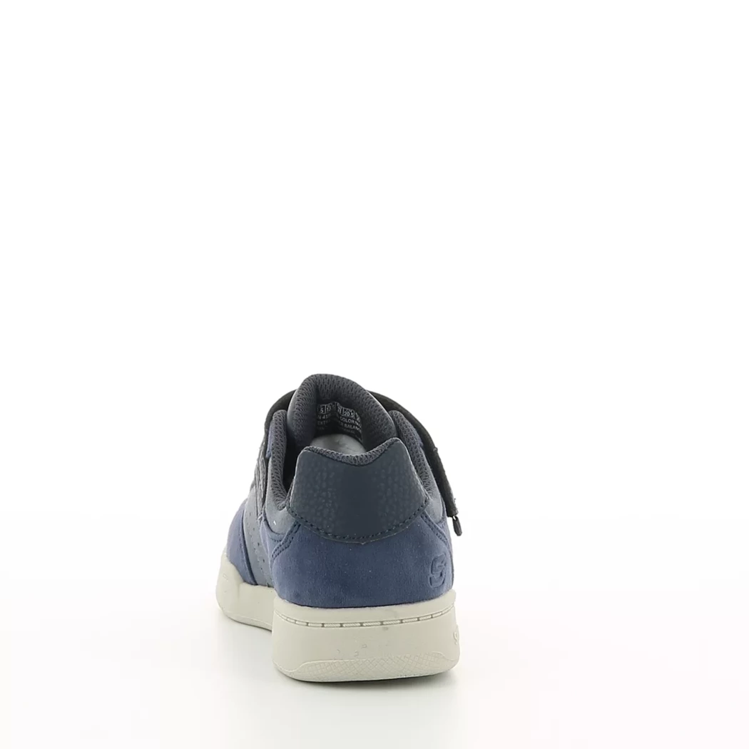 Image (3) de la chaussures Skechers - Baskets Bleu en Cuir synthétique