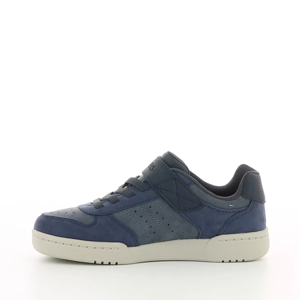 Image (4) de la chaussures Skechers - Baskets Bleu en Cuir synthétique