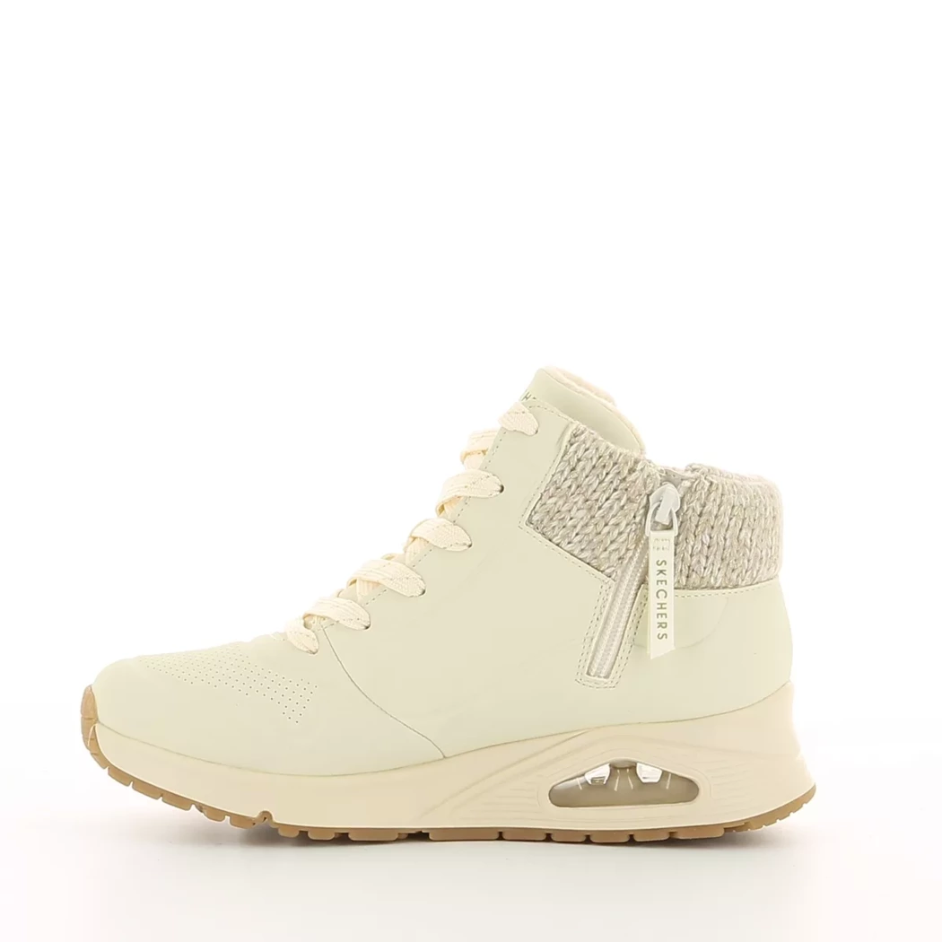 Image (4) de la chaussures Skechers - Bottines Beige en Cuir synthétique Image (4) de la chaussures Skechers - Bottines Beige en Cuir synthétique