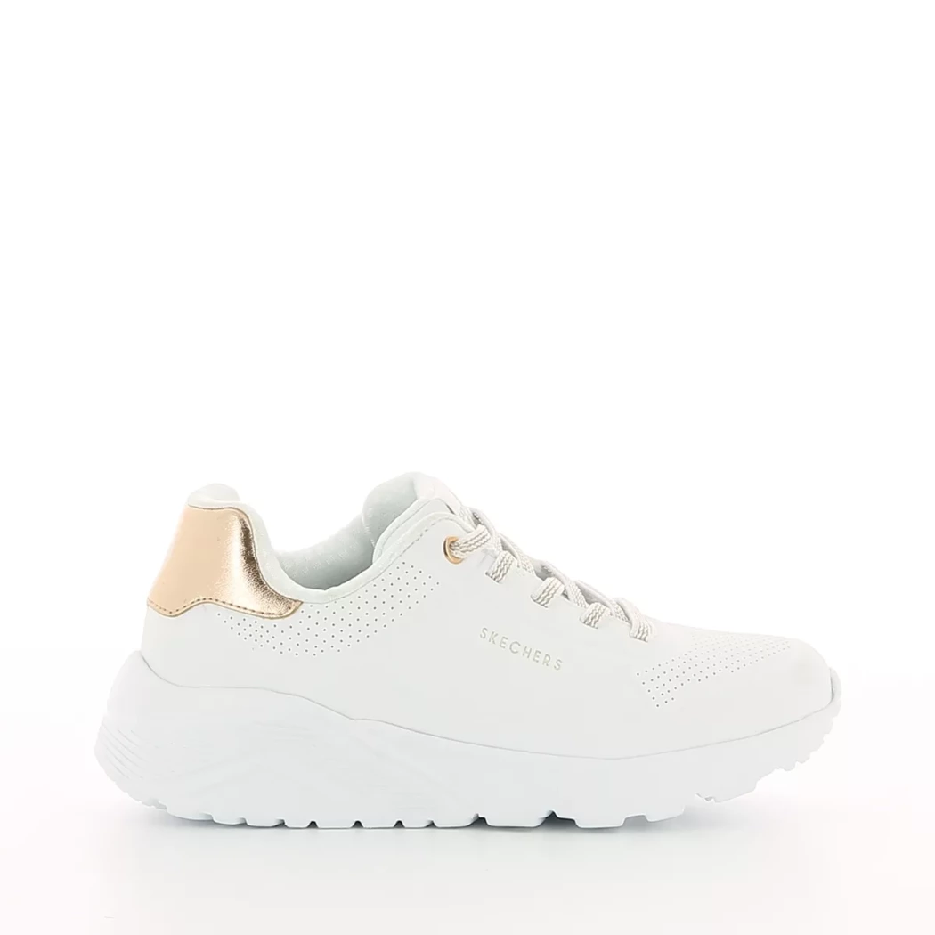 Image (2) de la chaussures Skechers - Baskets Blanc en Cuir synthétique