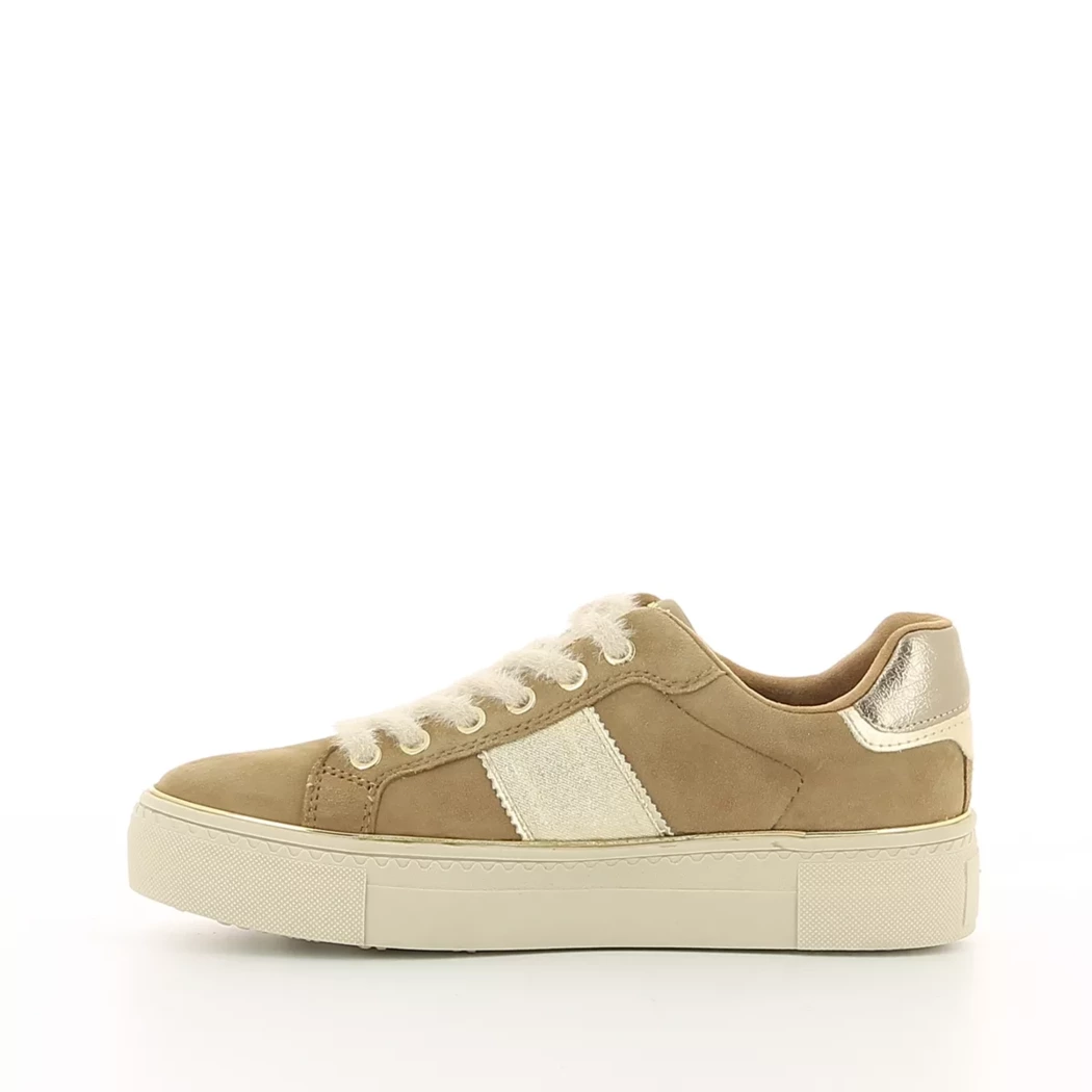 Image (4) de la chaussures Tamaris - Baskets Cuir naturel / Cognac en Cuir nubuck