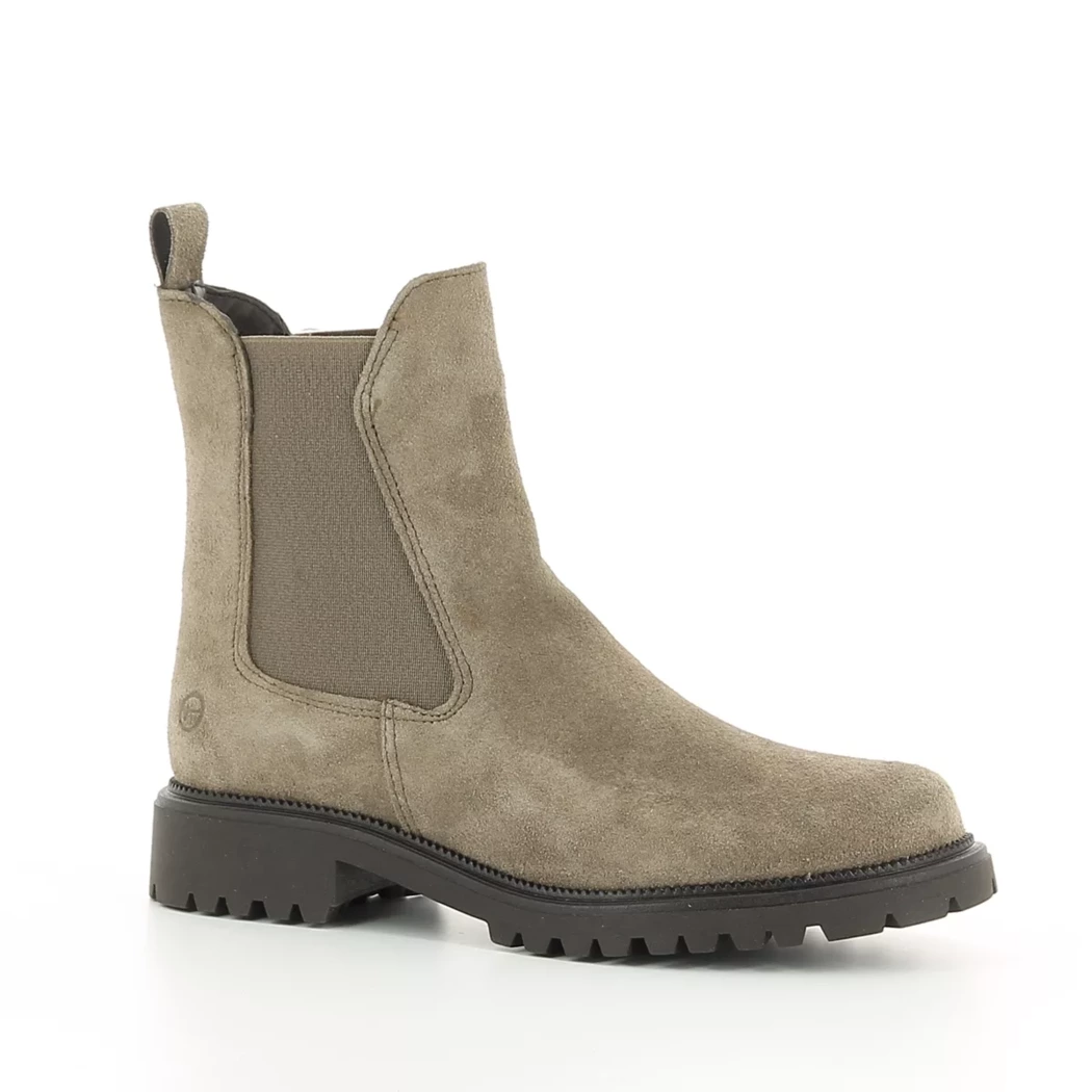 Image (1) de la chaussures Tamaris - Boots Taupe en Cuir nubuck
