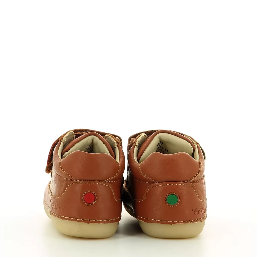 Image (8) de la chaussures Kickers - Bottines Cuir naturel / Cognac en Cuir