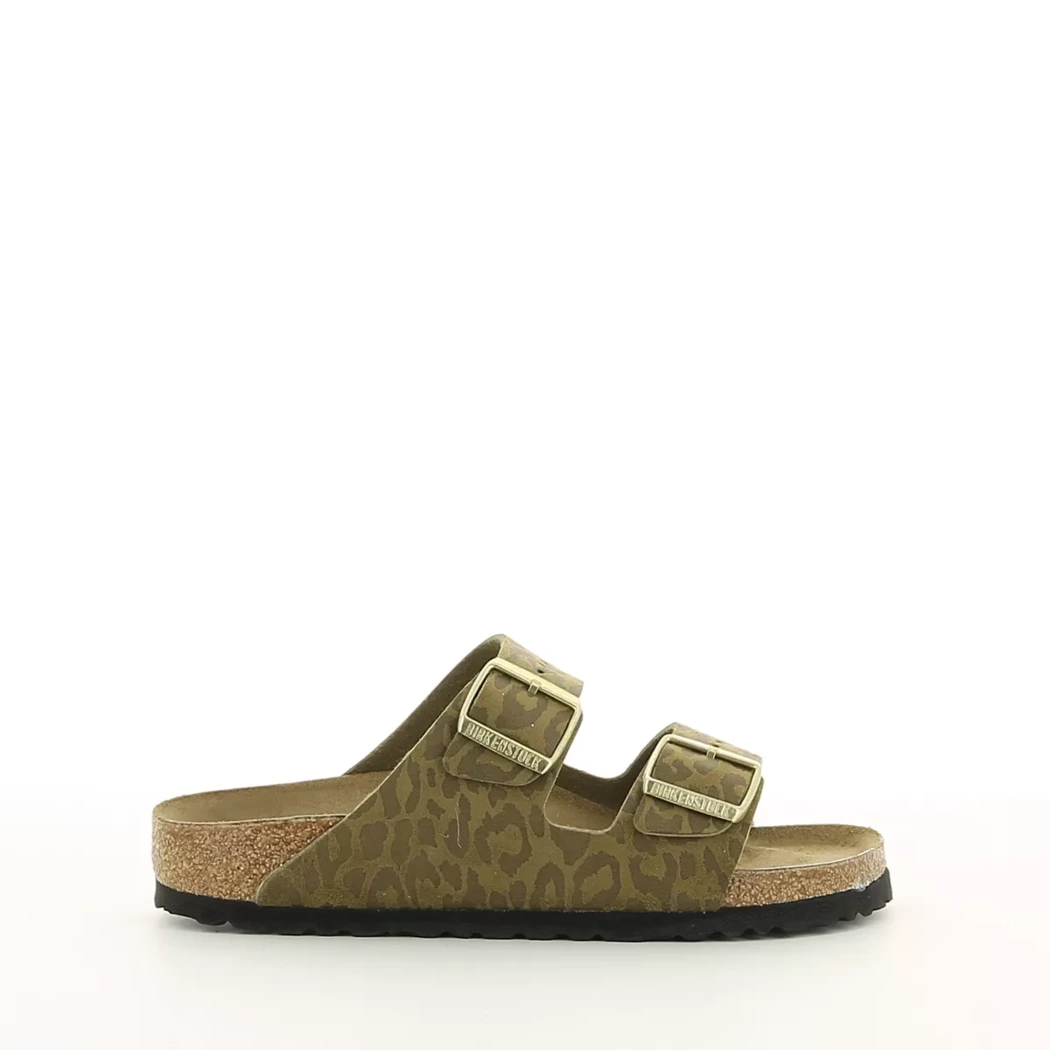 Image (2) de la chaussures Birkenstock - Mules et Sabots Vert en Cuir synthétique Image (2) de la chaussures Birkenstock - Mules et Sabots Vert en Cuir synthétique