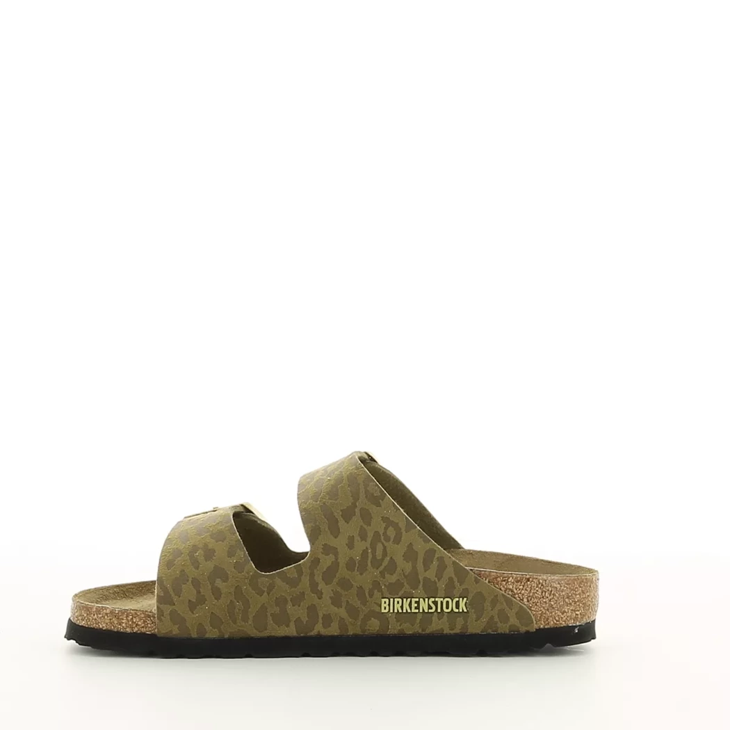 Image (4) de la chaussures Birkenstock - Mules et Sabots Vert en Cuir synthétique Image (4) de la chaussures Birkenstock - Mules et Sabots Vert en Cuir synthétique