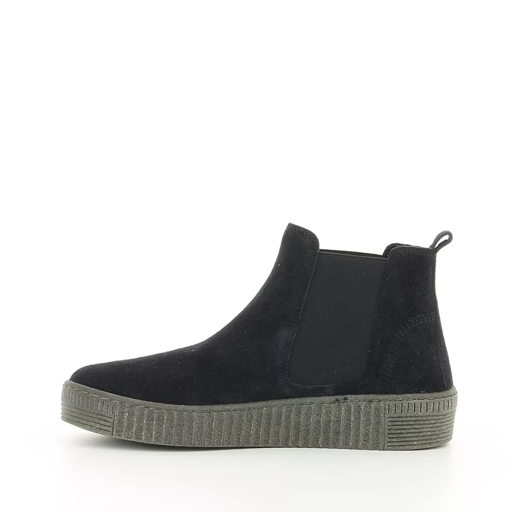 Image (4) de la chaussures Gabor - Boots Bleu en Cuir nubuck