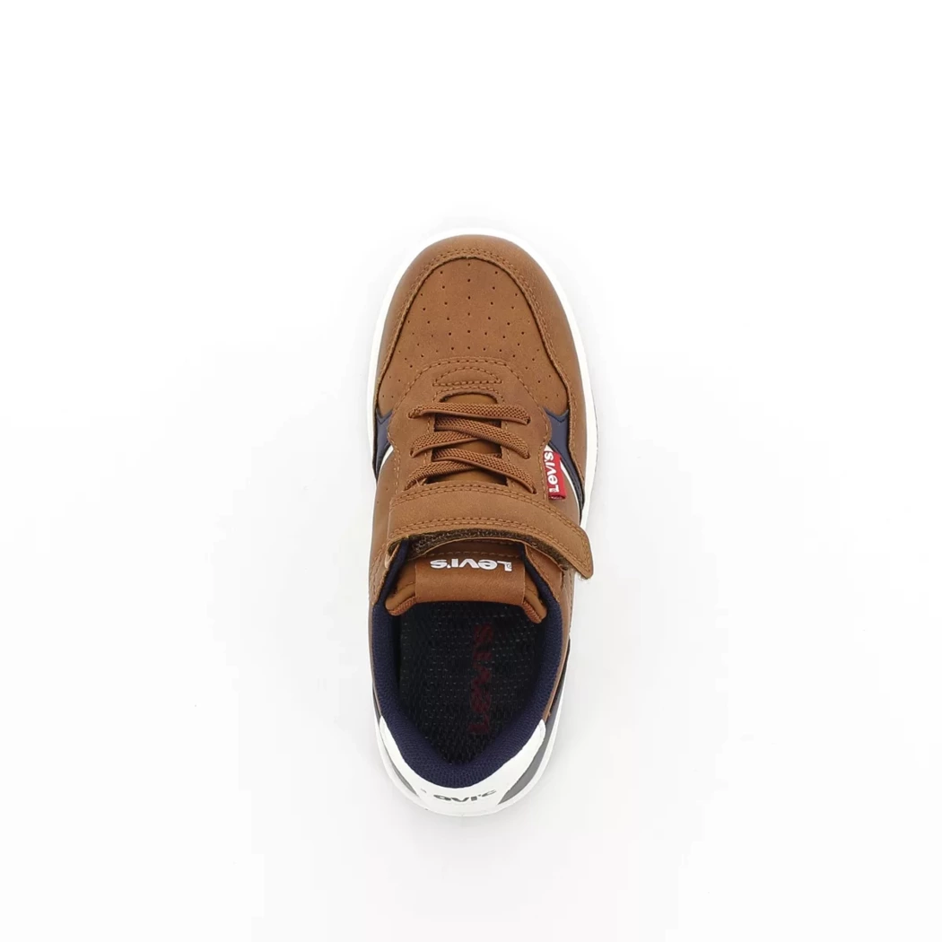 Image (6) de la chaussures Levi's - Baskets Cuir naturel / Cognac en Cuir synthétique
