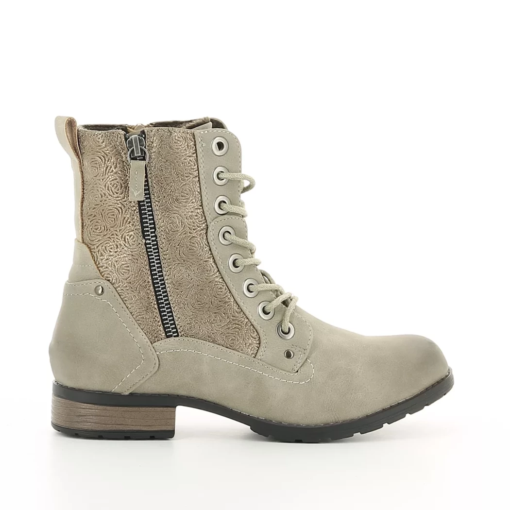 Image (2) de la chaussures Smart Standard - Bottines Gris en Cuir synthétique Image (2) de la chaussures Smart Standard - Bottines Gris en Cuir synthétique