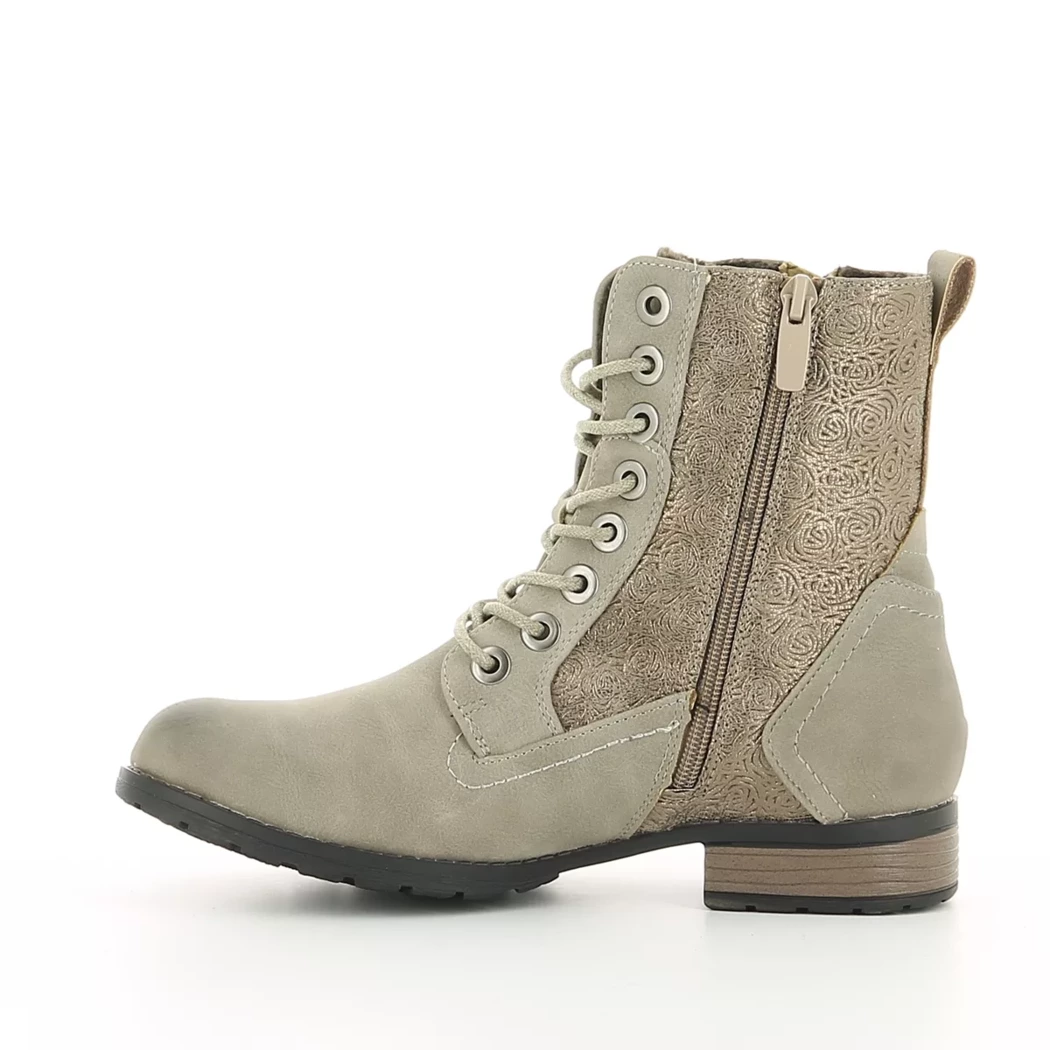 Image (4) de la chaussures Smart Standard - Bottines Gris en Cuir synthétique Image (4) de la chaussures Smart Standard - Bottines Gris en Cuir synthétique