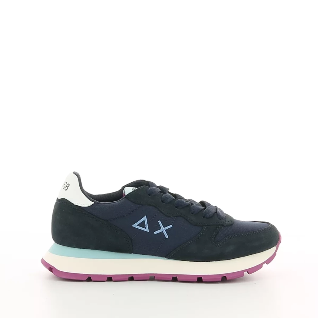 Image (2) de la chaussures Sun68 - Baskets Bleu en Cuir nubuck Image (2) de la chaussures Sun68 - Baskets Bleu en Cuir nubuck