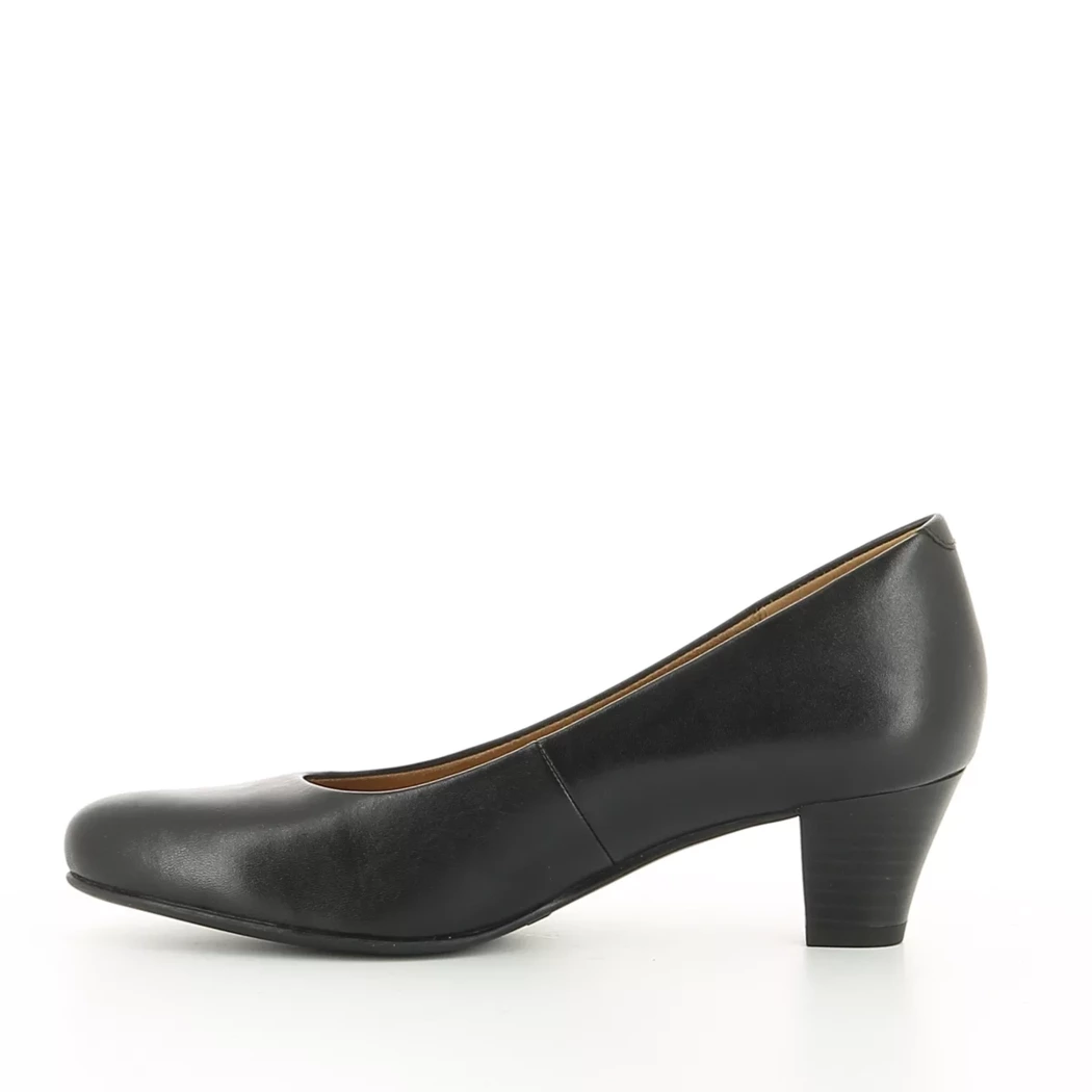 Image (4) de la chaussures Caprice - Escarpins Noir en Cuir