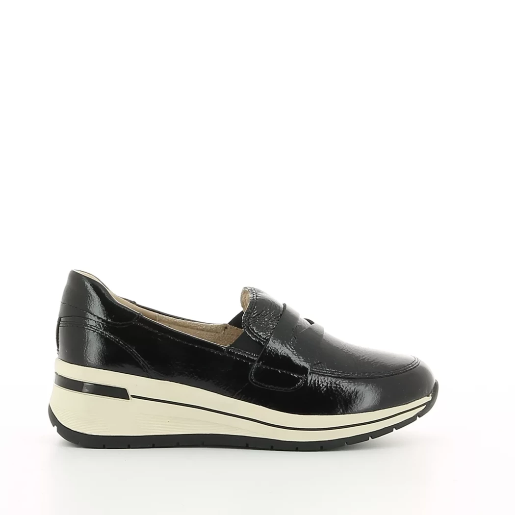 Image (2) de la chaussures Caprice - Mocassins Noir en Cuir vernis