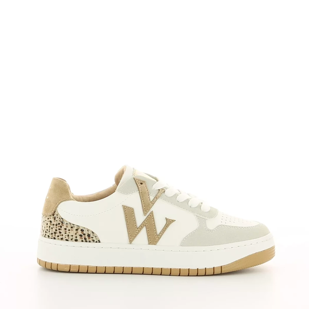 Image (2) de la chaussures Vanessa Wu - Baskets Blanc en Cuir synthétique
