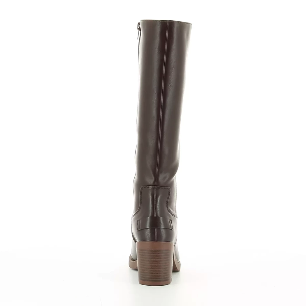 Image (3) de la chaussures Pretty Stories - Bottes Bordeaux en Cuir synthétique