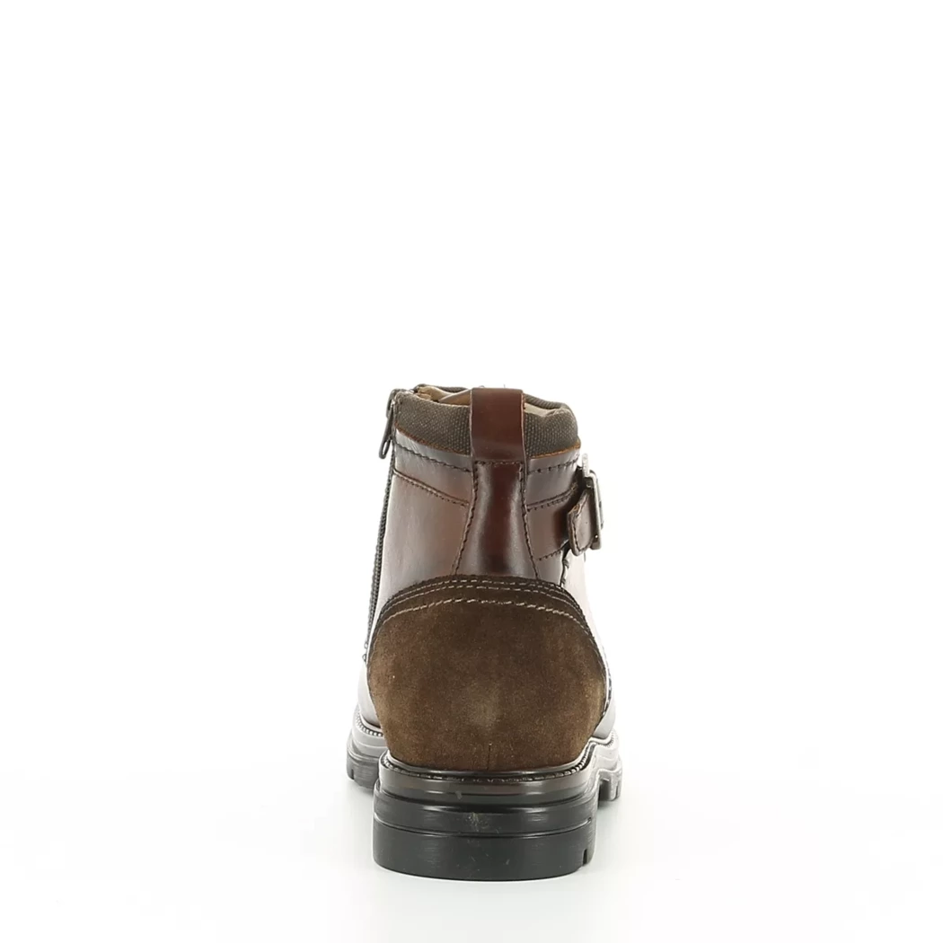 Image (3) de la chaussures Trek Stone - Bottines Cuir naturel / Cognac en Cuir