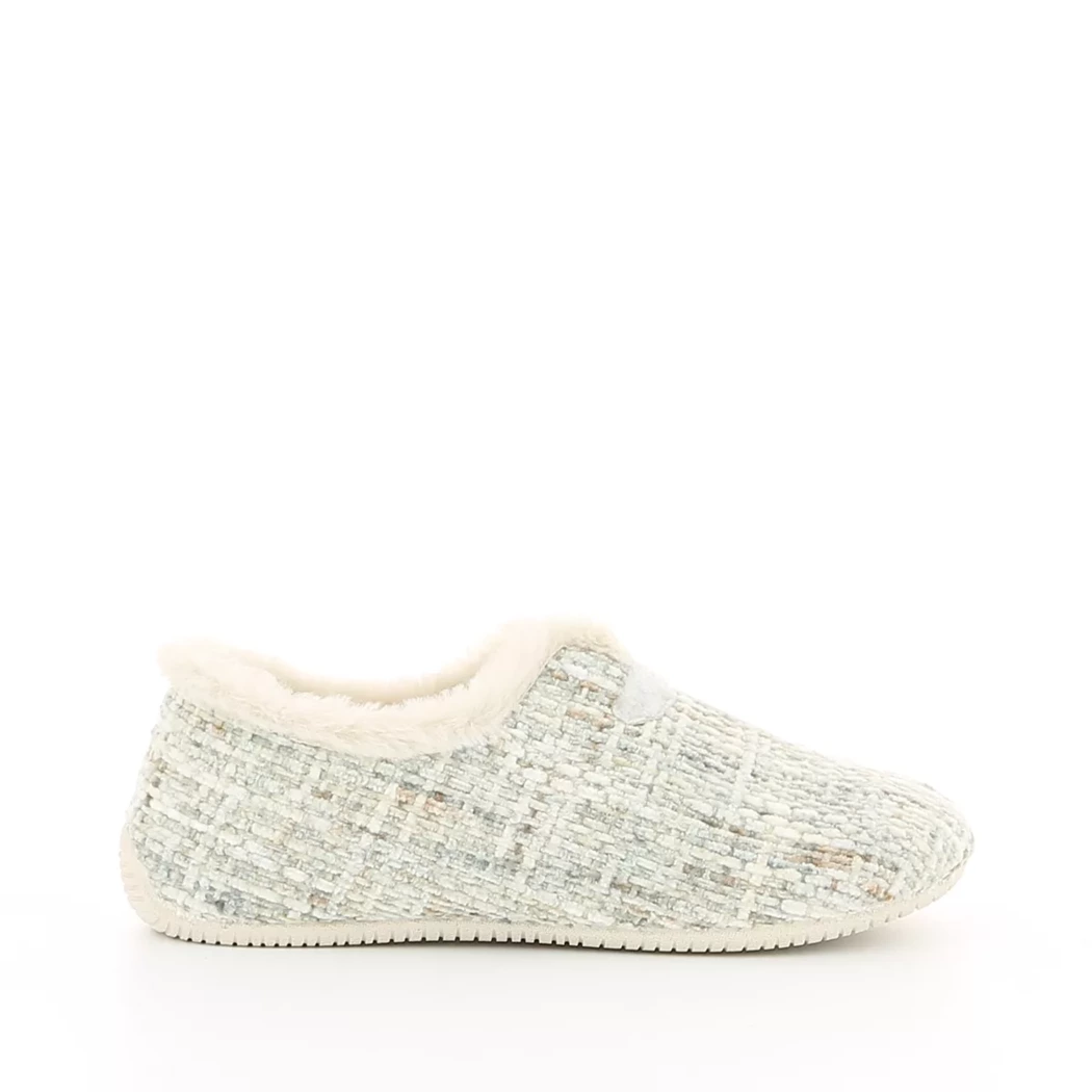 Image (2) de la chaussures Garzon - Pantoufles et Chaussons Gris en Textile