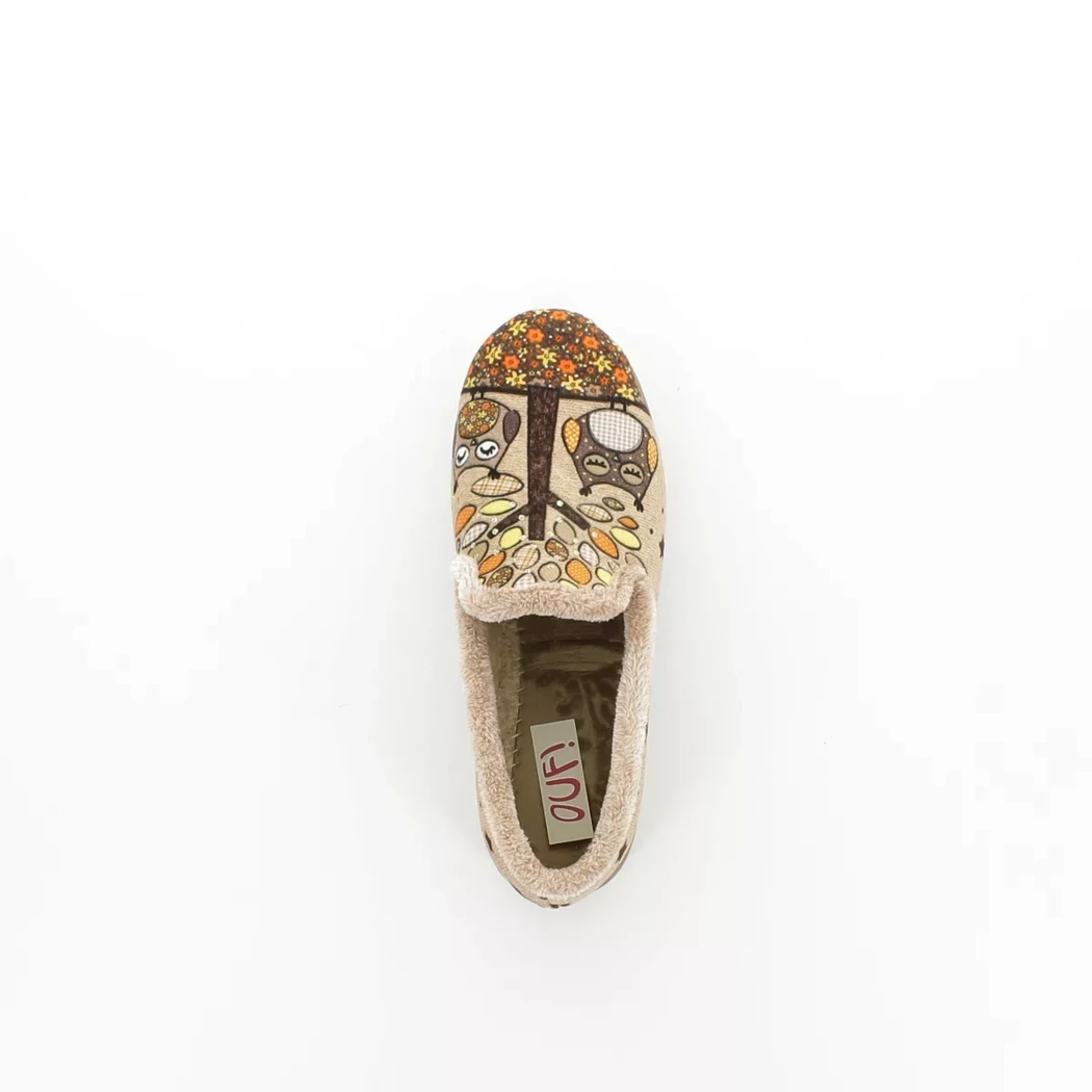 Image (6) de la chaussures OUF!... - Pantoufles et Chaussons Beige en Textile Image (6) de la chaussures OUF!... - Pantoufles et Chaussons Beige en Textile