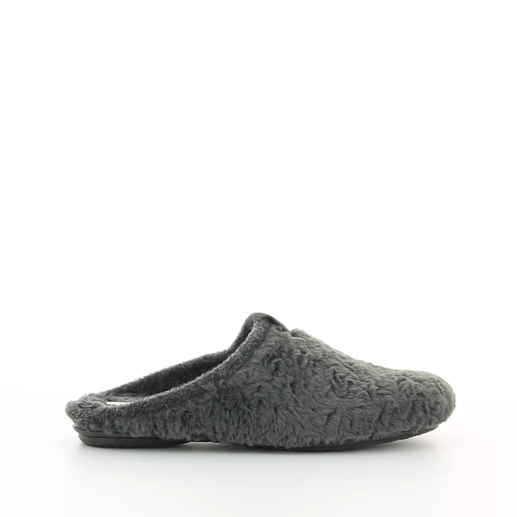 Image (2) de la chaussures Vul ladi - Pantoufles et Chaussons Gris en Textile