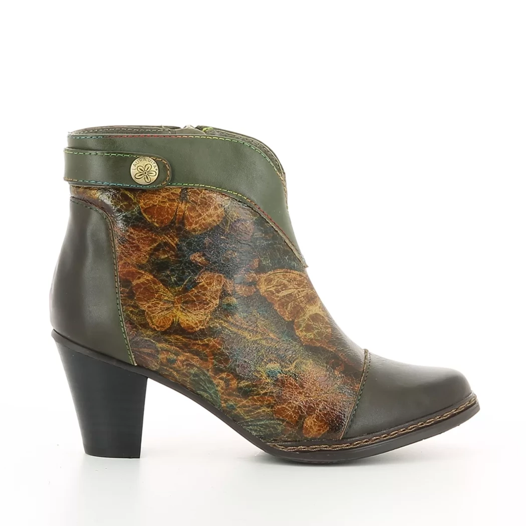Image (2) de la chaussures Laura Vita - Boots Vert en Cuir