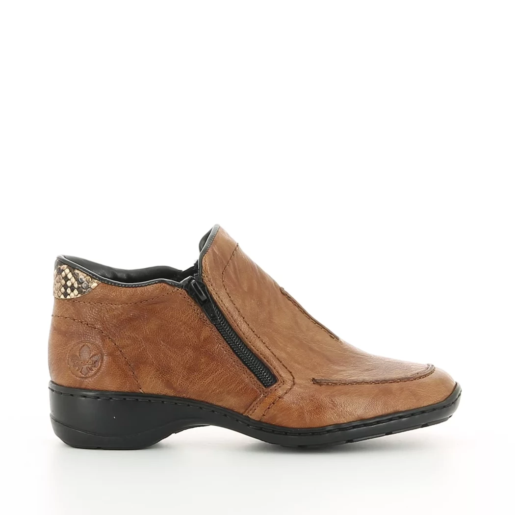 Image (2) de la chaussures Rieker - Boots Cuir naturel / Cognac en Cuir