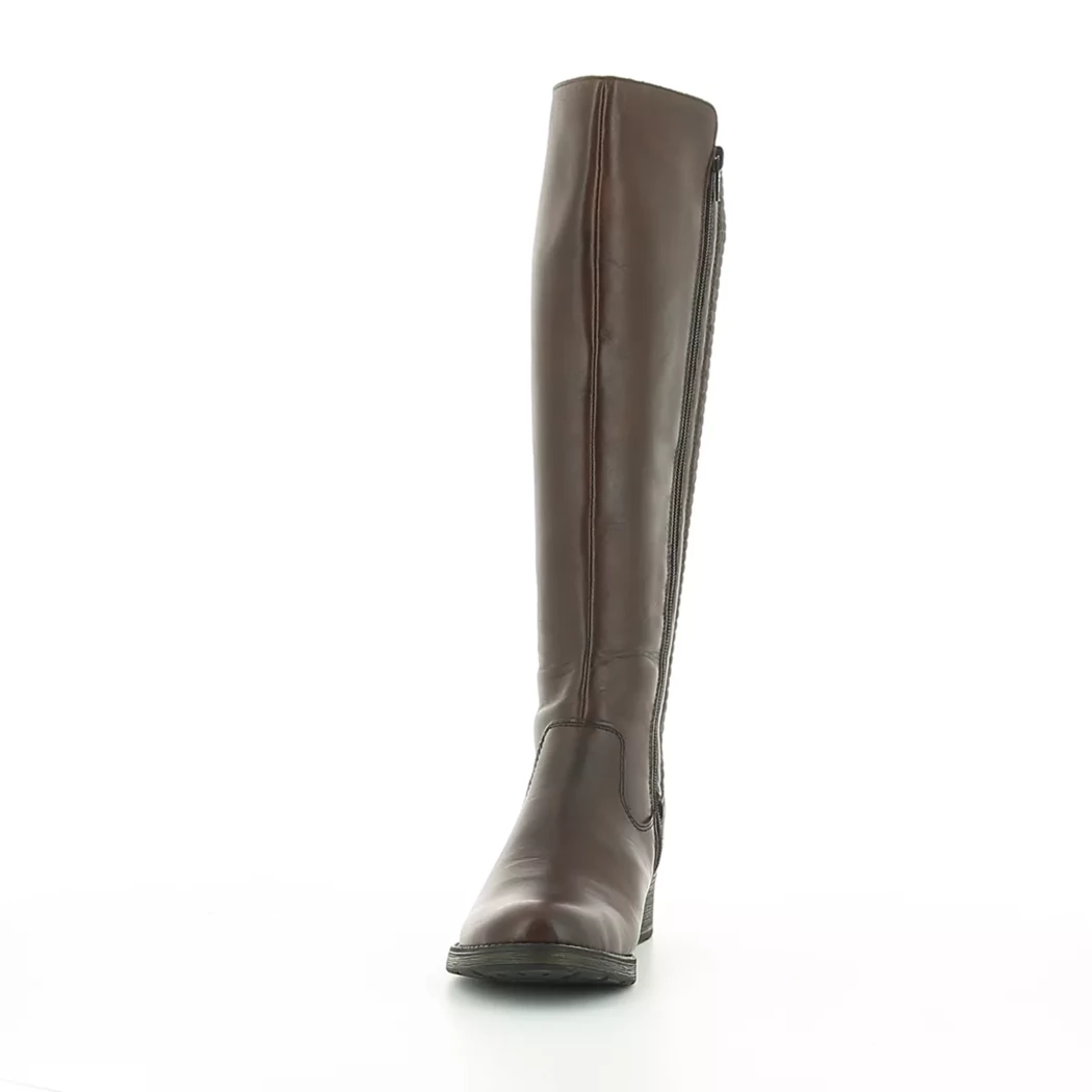 Image (5) de la chaussures Rieker - Bottes Marron en Cuir et textile