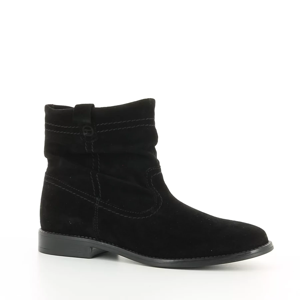 Image (1) de la chaussures Tamaris - Boots Noir en Cuir nubuck