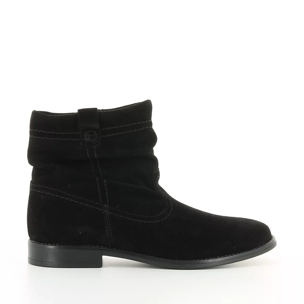 Image (2) de la chaussures Tamaris - Boots Noir en Cuir nubuck