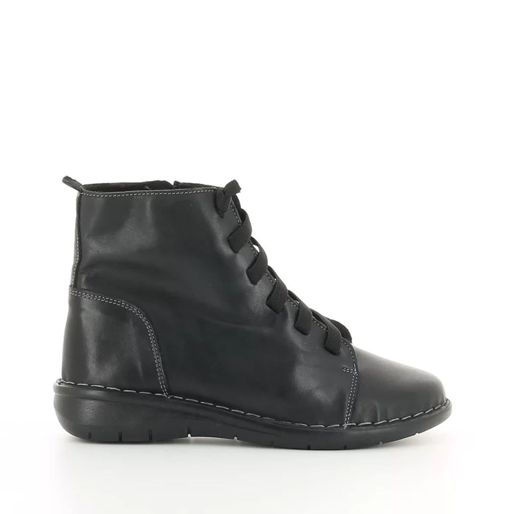 Image (2) de la chaussures Diabolo Studio - Bottines Noir en Cuir
