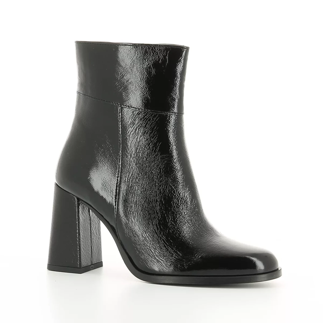 Image (1) de la chaussures Les Fees de Bengale - Boots Noir en Cuir vernis