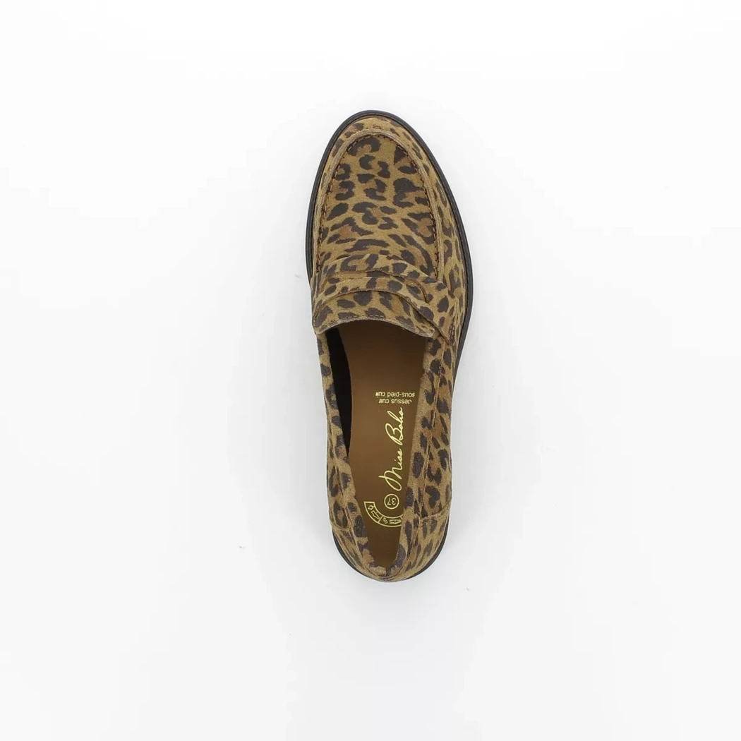 Image (6) de la chaussures Miss Boho - Mocassins Cuir naturel / Cognac en Cuir nubuck